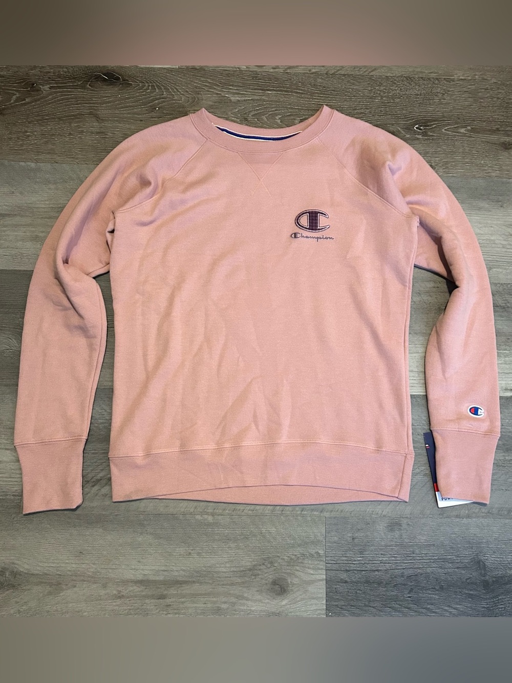 NWT XS Pink Champion Crew Neck Sweater